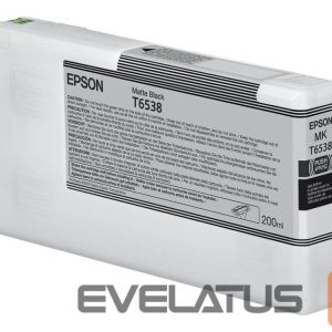 Printer accessories EPSON  T65380N Matte Black Ink Cartridge (200ml) |  C13T65380N |  UltraChrome High Dynamic Range | Matte black 