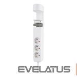 Switches and sockets NEOMOUNTS  DS22-840WH6 Desk socket with clamp and USB-C and USB-A ports - Quick charging | 