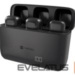 Wired headphones Natec  | Microphone | NMI-2253 | Hopper | Wireless | Black 