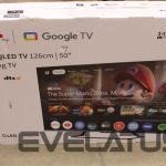 TV Sharp  SALE OUT.  50HR7265E 50" (126cm) QLED 144Hz 4K Ultra HD Google TV, Dolby Vision, Dolby Atmos, Central Stand |  50HR7265E | 50 | Smart TV | Google TV | Black | DAMAGED PACKAGING 