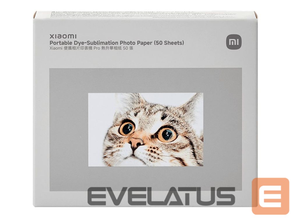 Office supplies Xiaomi Portable Dye-Sublimation Photo Paper (50 Sheets) |