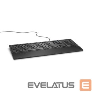 Computer keyboard Dell  KB216 | Multimedia | Wired | US/LT | Black | Numeric keypad 