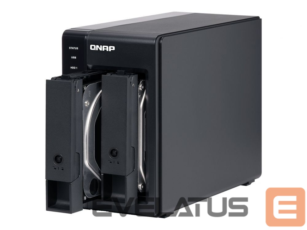 Flash drive QNAP TR-002 2 Bay USB Type-C Direct Attached Storage with Hardware RAID