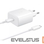Adapter Samsung  EP-TA845EWE + EP-DW767JWE Samsung 45W Travel Charger + USB-C/USB-C Data Cable White (OOB Bulk) 