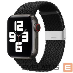 Strap iLike  Watch 38/40/41mm Braided Fabric Strap Black