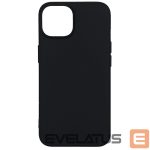 Back panel cover Evelatus Apple iPhone 14 6.1 Nano Silicone Case Soft Touch TPU Black