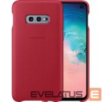Back panel cover Samsung  Galaxy S10e Leather Cover EF-VG970LREGWW Red