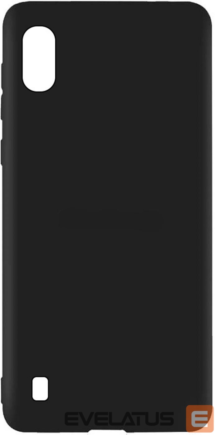 Back panel cover Evelatus Samsung A10 Soft Touch Silicone Black