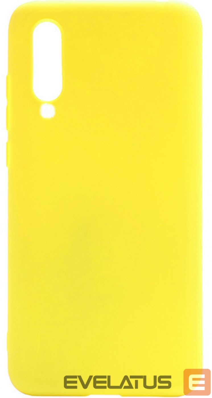 Back panel cover Evelatus Huawei P30 Nano Silicone Case Soft Touch TPU Yellow