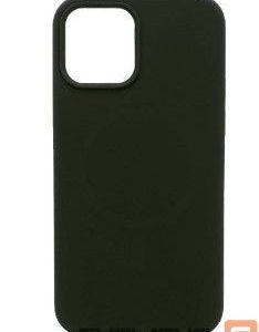Back panel cover Evelatus Apple iPhone 12 Pro Premium Magsafe Soft Touch Silicone Case Dark Green