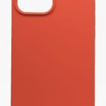 Back panel cover Evelatus Apple iPhone 12/12 Pro Premium Soft Touch Silicone Case Orange