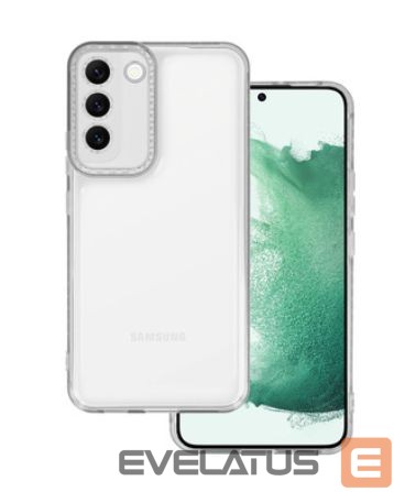 Back panel cover iLike Samsung GALAXY S23 PLUS CRYSTAL DIAMOND 2MM CASE Transparent