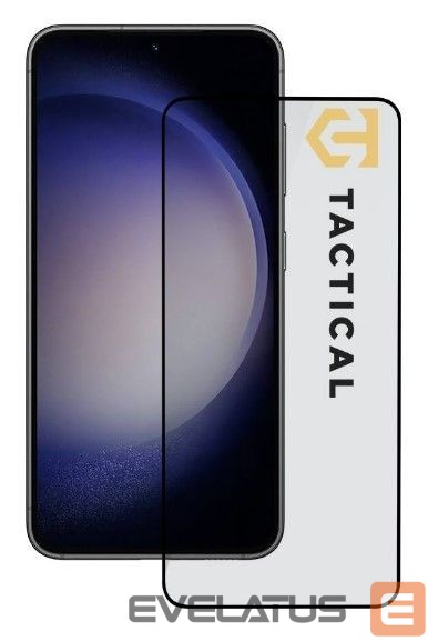 Protective glass Tactical Samsung Galaxy S23 Glass 2.5D Full Glue Black
