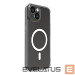 Back panel cover Evelatus Apple iPhone 15 Plus Clear Case With MagSafe and Camera Protection Transparent