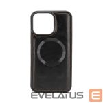 Back panel cover Evelatus Apple iPhone 15 Pro Multifunctional Wallet wristband leather case Black