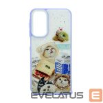 Back panel cover iLike Samsung Galaxy A15 EPOXY CARTOON COVER case Purple White