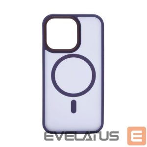 Back panel cover Evelatus Apple iPhone 14 Pro Max Hybrid Case With MagSafe PC+TPU Deep Purple