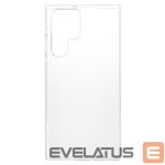 Back panel cover Evelatus Samsung Galaxy S22 Ultra Clear Silicone Case 1.5mm TPU Transparent