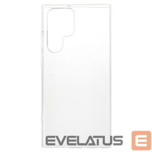 Back panel cover Evelatus Samsung Galaxy S22 Ultra Clear Silicone Case 1.5mm TPU Transparent