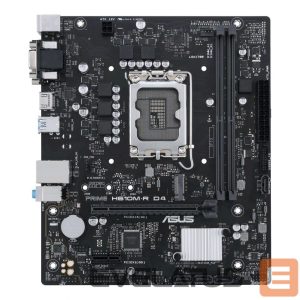 Motherboard for Intel processors Asus  PRIME H610M-R D4-SI Processor family Intel, Processor socket LGA 1700, DDR4 DIMM, Memory slots 2, Supported hard disk drive interfaces 	SATA, M.2, Number of SATA connectors 4, Chipset Intel H610, Mic-ATX 