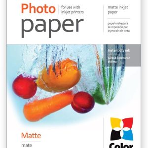 Office supplies ColorWay  Matte Photo Paper, 100 sheets, 10x15, 190 g/m² 
