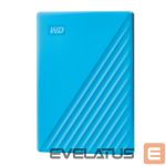 Hard drive HDD Western Digital  External HDD||My Passport|2TB|USB 2.0|USB 3.0|USB 3.2|Colour Blue|WDBYVG0020BBL-WESN 