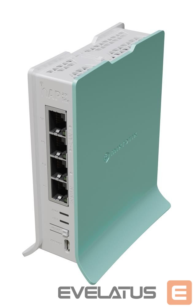 Routers Mikrotik Wireless Router||Wireless Router|Wi-Fi 6|IEEE 802.11ax|4x10/100/1000M|L41G-2AXD