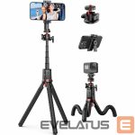 Selfie stick Elight  C03 Octopus flexi tripod stand 55cm with Smartphone / LED Ring / 3/4 screw fix Shutter button 