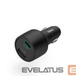 Auto charger Hama  Car Fast Charger, 1x USB-C, 1x USB-A, PD, 32 W Black