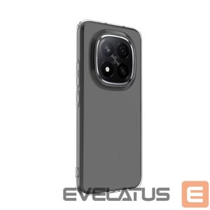 Back panel cover Evelatus Xiaomi Redmi Note 15 Pro Plus 5G Clear Silicone Case 1.5mm TPU Transparent