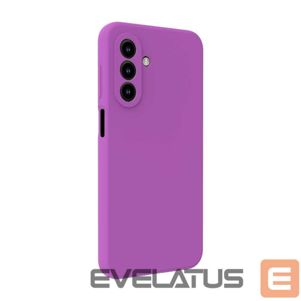 Back panel cover Evelatus Samsung Galaxy A17 Premium Magnetic Soft Touch Silicone Case Grape