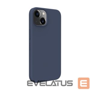 Back panel cover Evelatus Apple iPhone 14 / 13 Premium Magnetic Soft Touch Silicone Case Dark Blue