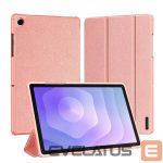 Book case Dux Ducis  Galaxy Tab A9 Plus / Tab A11 Plus Domo Series Tri-fold Stand PU Leather Tablet Cover Pink