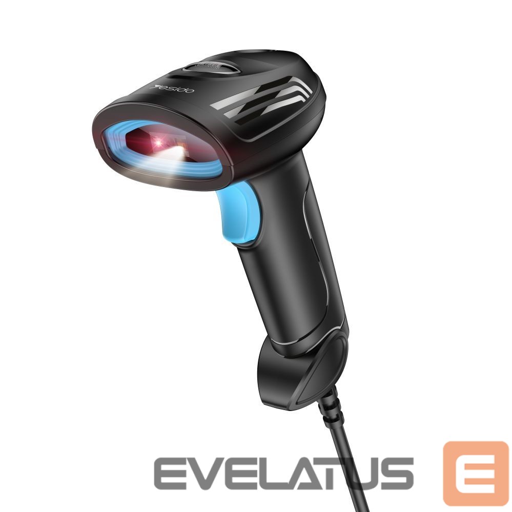 Other goods yesido Wired Barcode scanner S50 Black