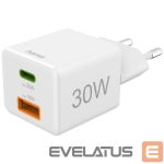 Adapter Hama  Mini Adapter USB-C + USB-A 30W White