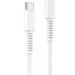 Cable yesido  60W Type C to Type C PVC Data Cable CA154 White