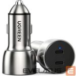 Auto charger Ugreen  Car phone charger Ugreen, 2 x USB-C 