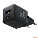 Adapter Baseus  Palm Fast Charger USB-A + USB-C 30W Black