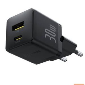 Adapter Baseus  Palm Fast Charger USB-A + USB-C 30W Black