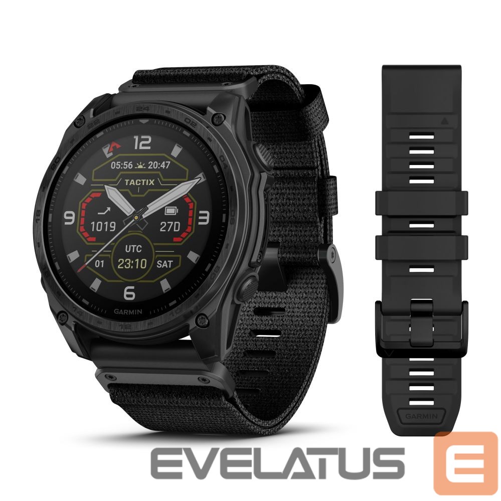 Smart watches Garmin tactix 8 – 51 mm, Solar Includes Applied Ballistics Ultralight Solver
