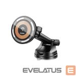 Auto charger Dudao  15W magnetic wireless extensio n-type suction Car Phone Black