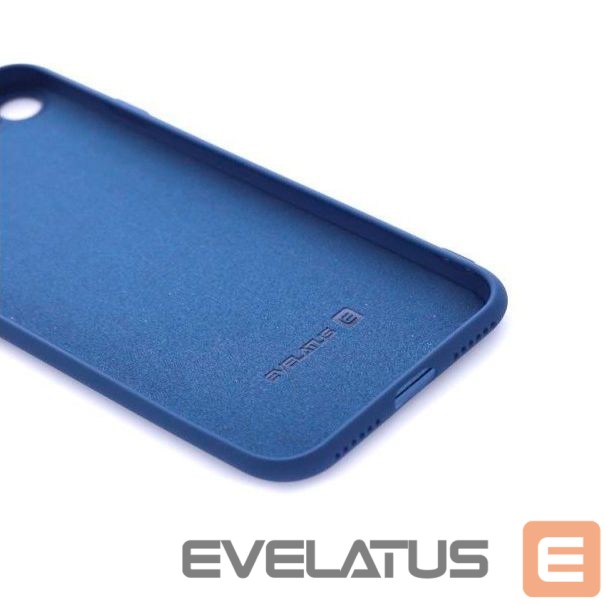 Back panel cover Evelatus Apple iPhone 7/8/SE2020/SE2022 Nano Silicone Case Soft Touch TPU Blue