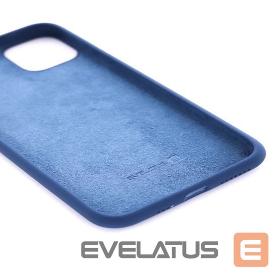 Back panel cover Connect Apple iPhone 11 Pro Max Soft Case with bottom Midnight Blue