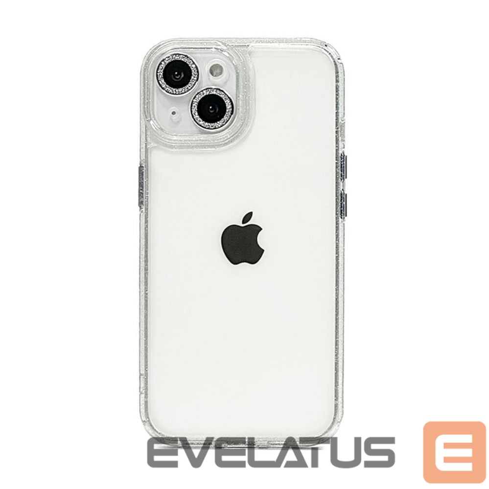 Back panel cover iLike Apple iPhone 15 Pro STARS LENS ACRYLIC COVER White