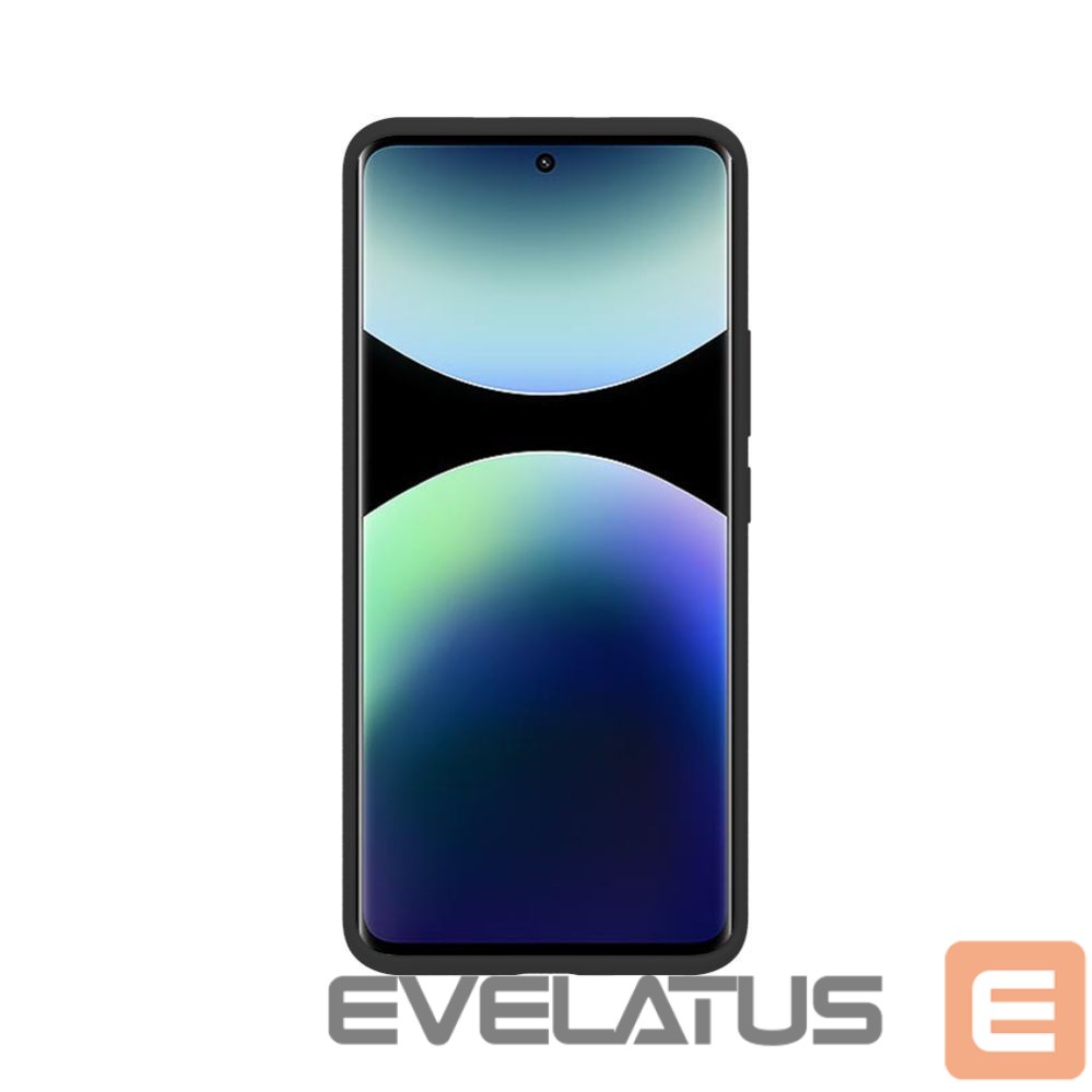 Back panel cover Evelatus Xiaomi Redmi Note 15 5G Premium Magnetic Soft Touch Silicone Case Black