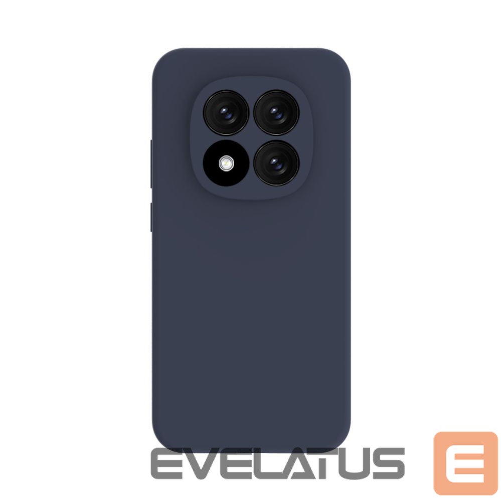 Back panel cover Evelatus Xiaomi Redmi Note 15 Pro Plus 5G Premium Magnetic Soft Touch Silicone Case Dark Blue