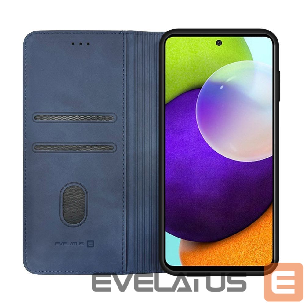 Book case Evelatus Samsung Galaxy A52 Book Case Dark Blue