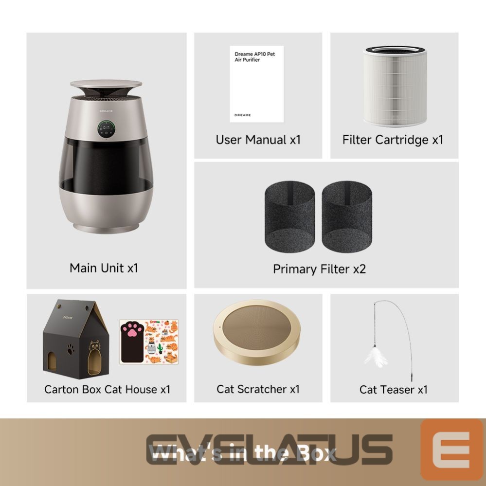 Other small household appliances DREAME AP10 Pet Air Purifier Champagne Gold