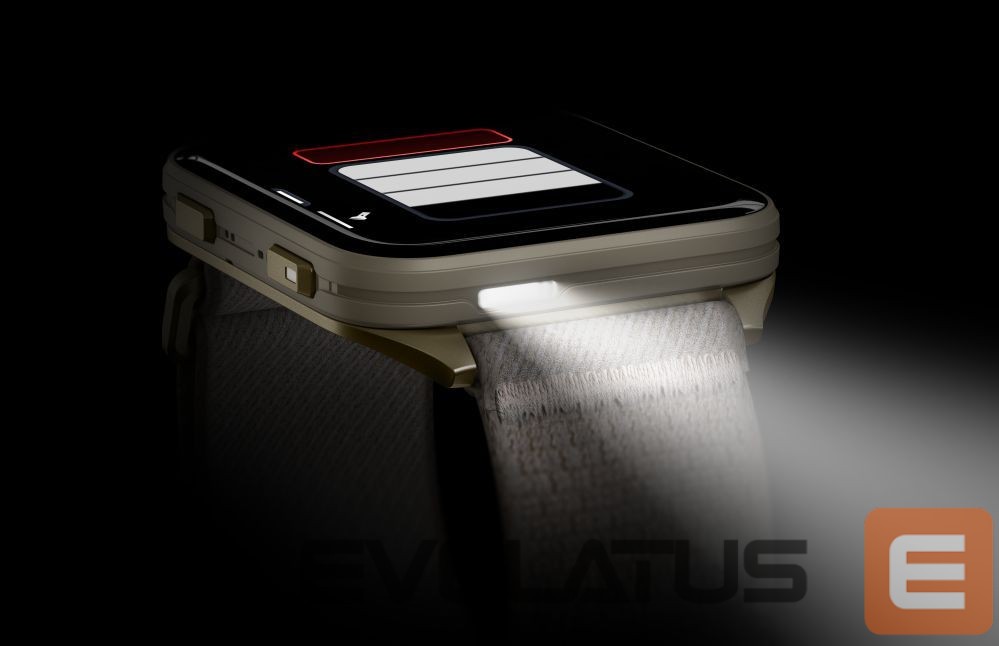 Smart watches Garmin Venu X1 Soft Gold with Titanium Caseback and French Grey Nylon Band