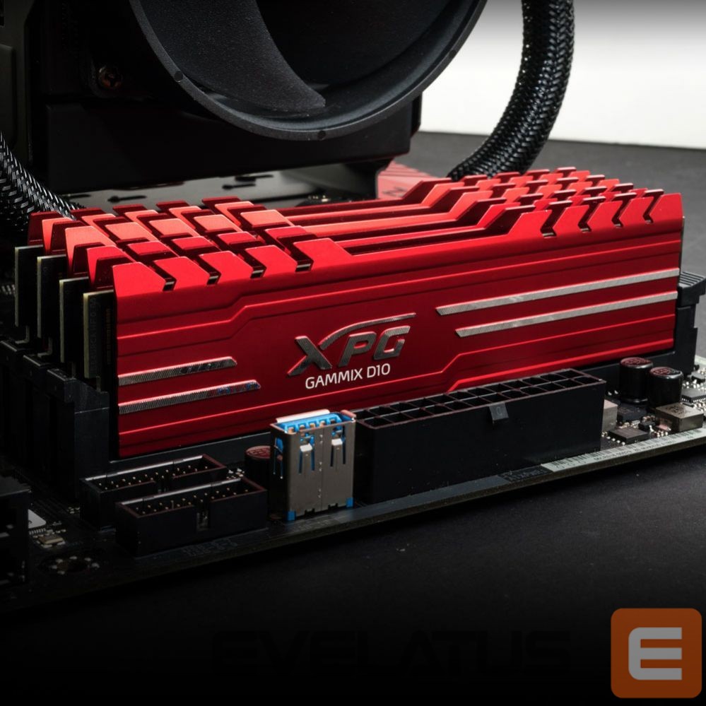 RAM DDR4 ADATA XPG GAMMIX D10 32 GB, DDR4, 3200 MHz, PC/server, Registered No, ECC No, 2x16 GB